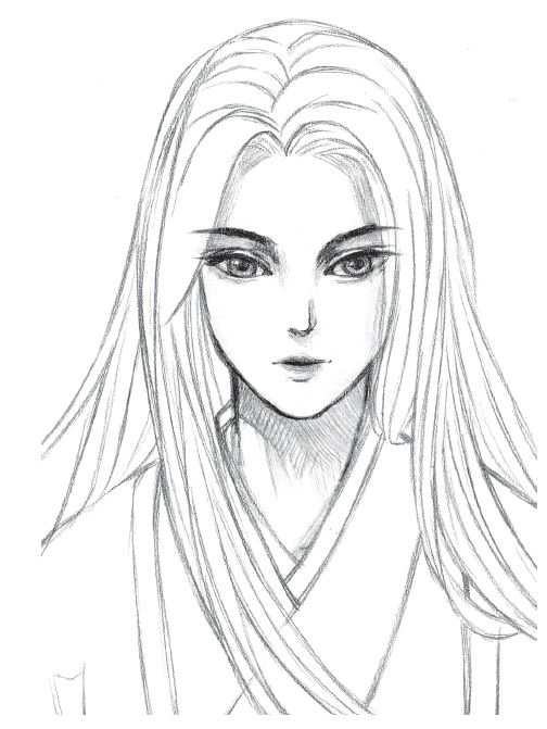 素描古风美人是怎么画出来的?教程在此!