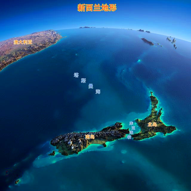 地图看世界;世界上最小的洲,大洋洲的趣知识