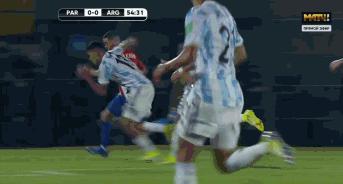 世预赛-梅西任意球造险 迪马利亚失良机 阿根廷0-0巴拉圭 八连胜终结