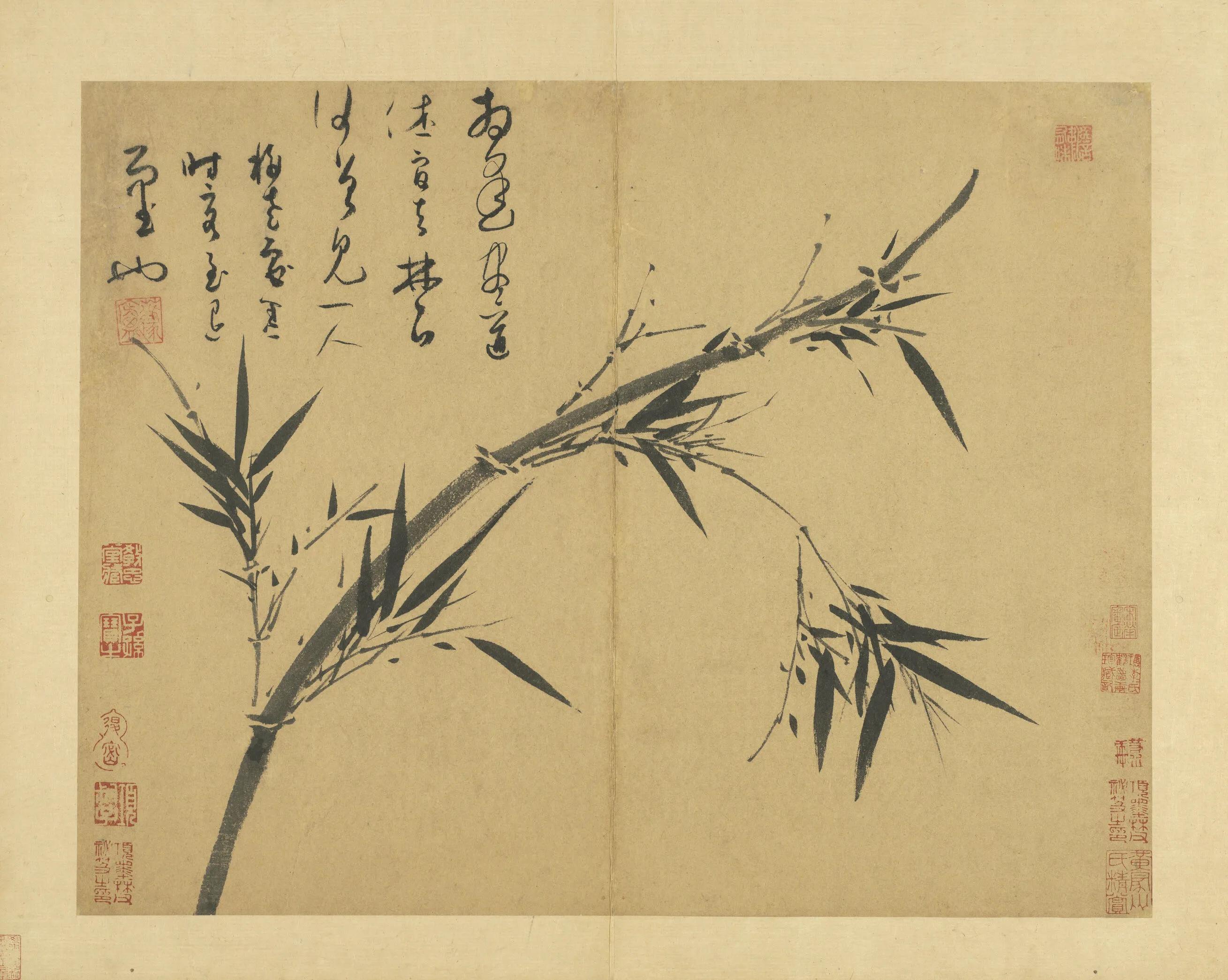 谁才是画竹子历史第一人？唯吴镇是也！简直是天花板的存在