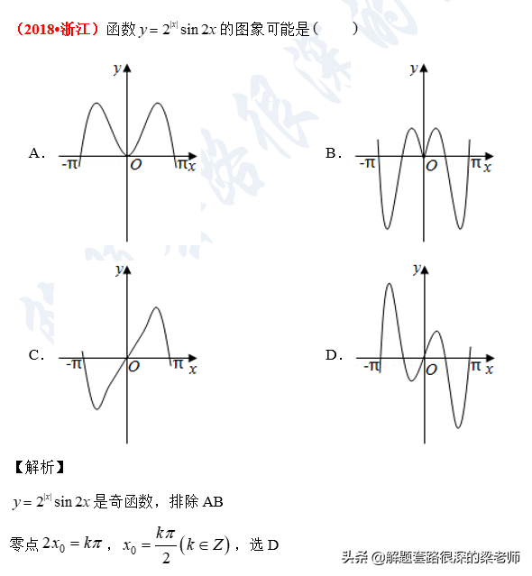 「高考数学选择题填空题」快速解题技巧，蒙题技巧6-9考点