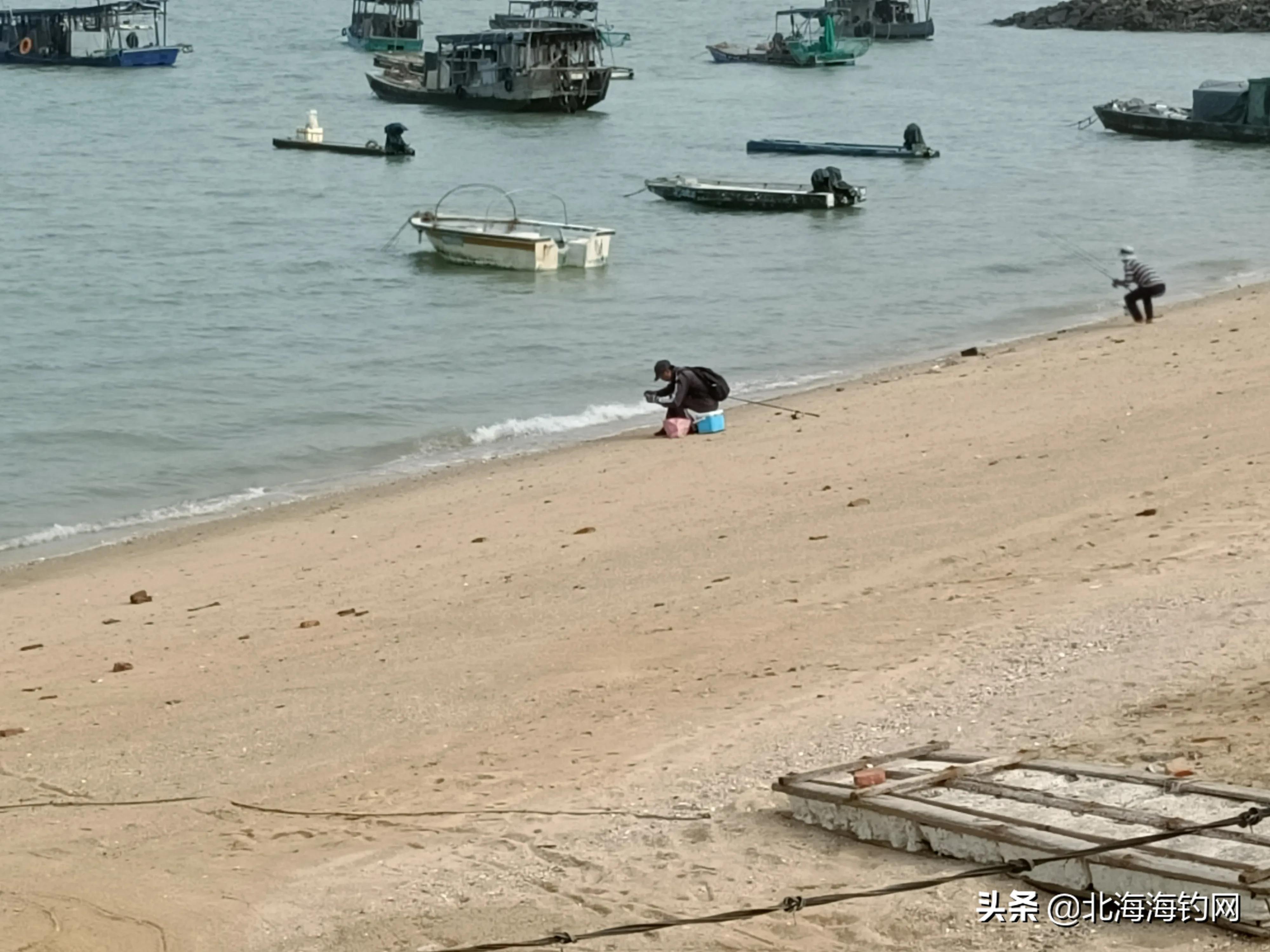 北海廉州湾沙脚鱼村海域钓鱼