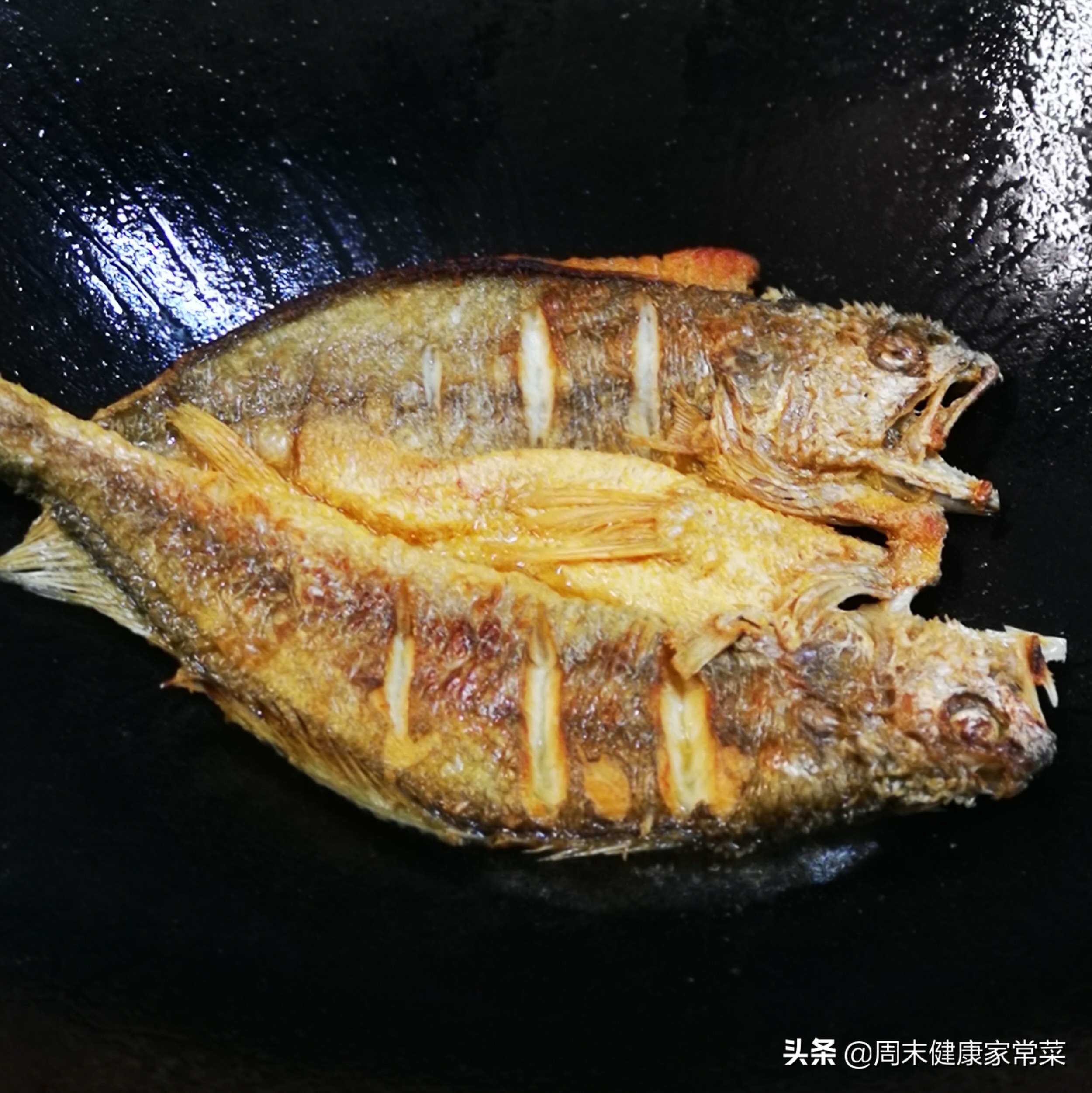 香煎黄花鱼的做法图片