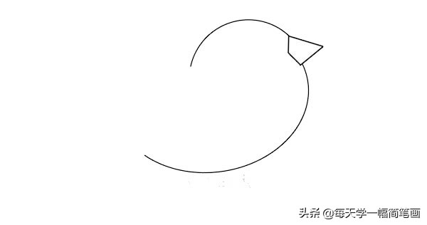 简单的小鸟怎么画 画一个最简单飞行小鸟 - 汽车时代网
