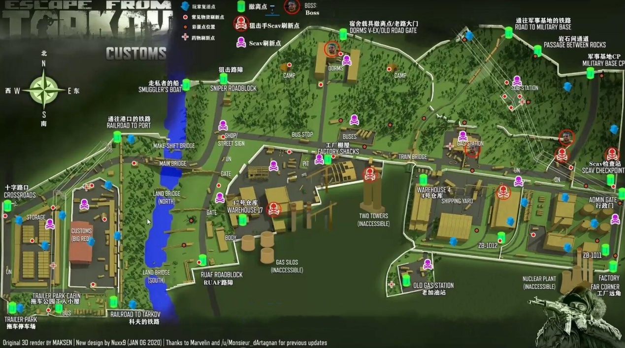 《逃离塔科夫》攻略：新手入坑不要怕，硬核教学带你看懂自制地图
