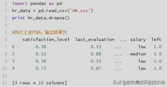 Python Pandas模块数据预处理常用方法介绍