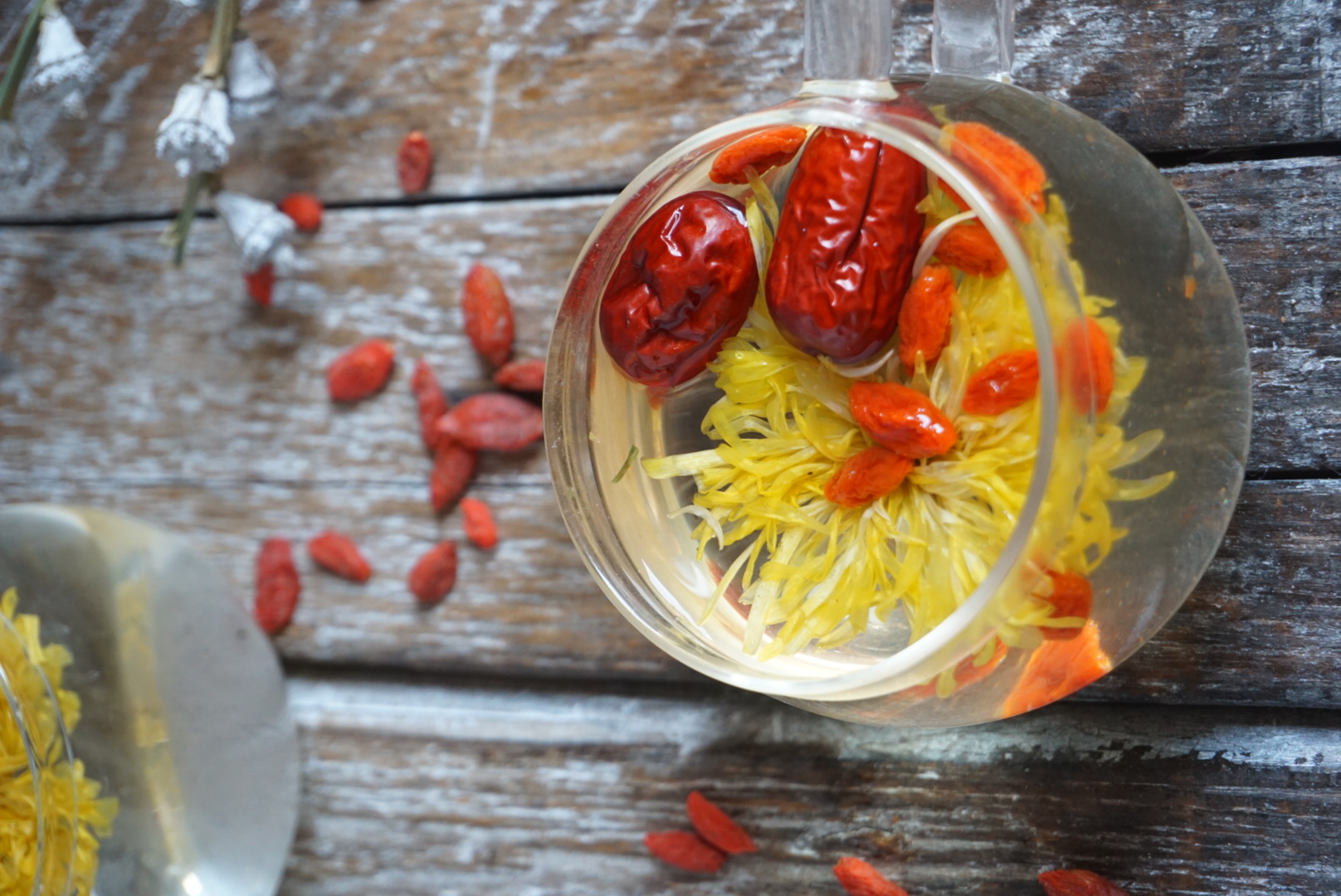 菊花红枣枸杞茶的功效与作用(秋季多给家人孩子喝这6种水果茶) - 行就