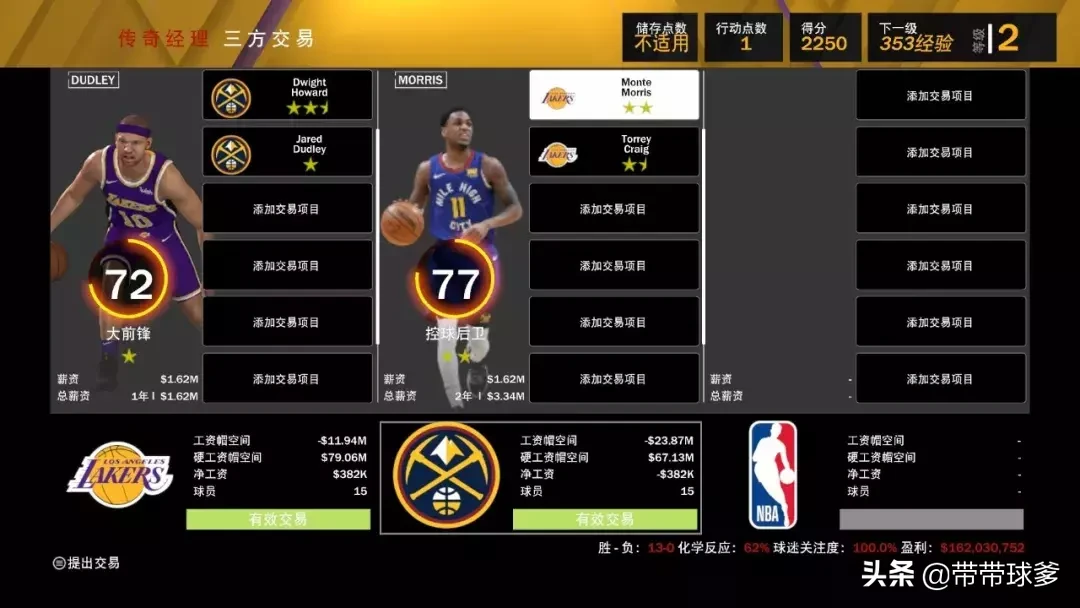 nba2k20为什么没有霍华德(在2K20里，湖人的阵容怎么样？)