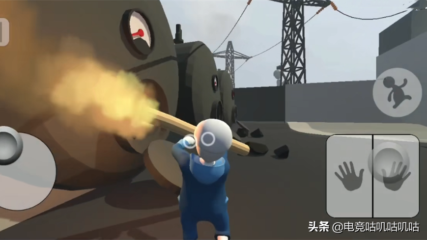 人类一败涂地手游：运用横向爬墙技巧，如何快速通关发电厂