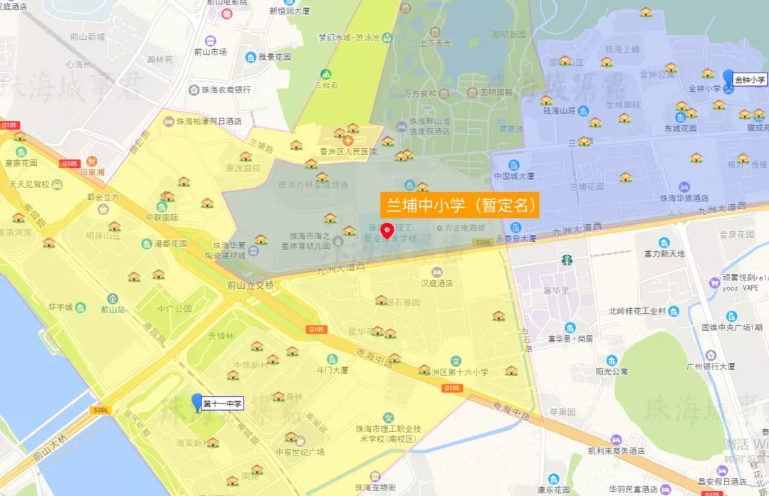 2021年珠海新增中小学汇总，看看是否会对你家小区造成影响