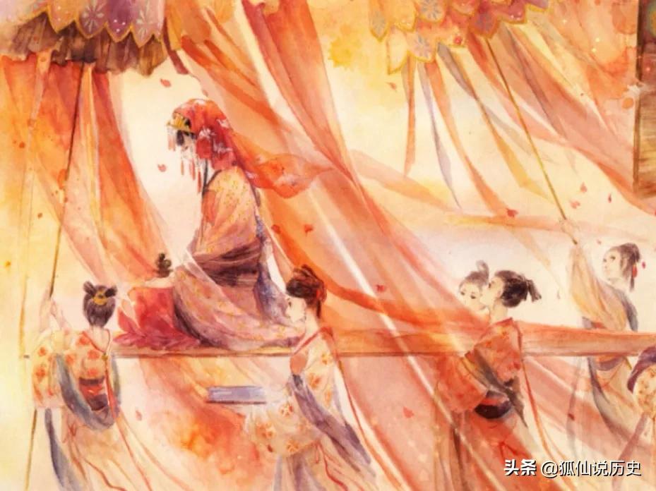 “桃之夭夭，灼灼其华”是对女子出嫁的祝愿，自然景物增添寓意美