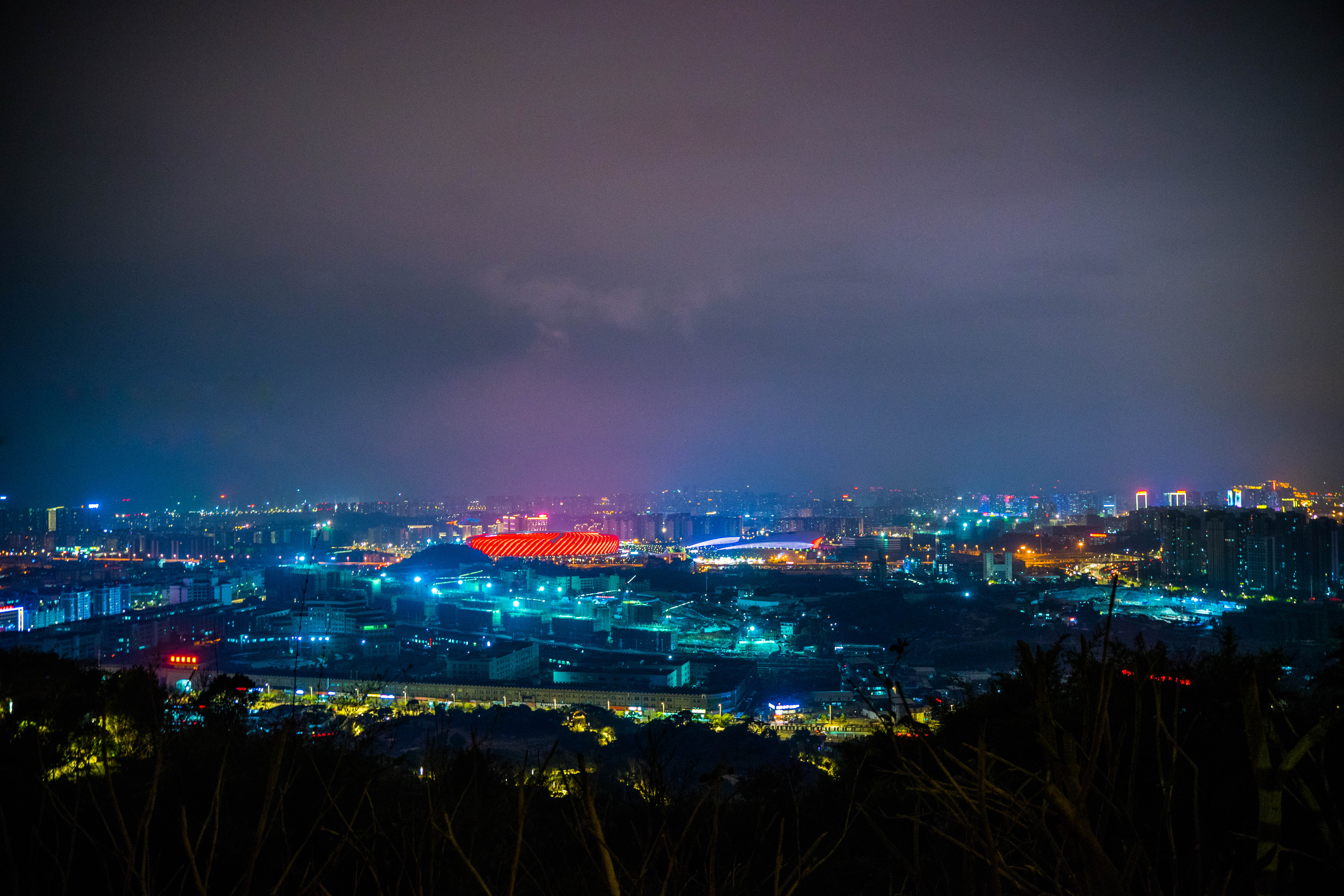 福州旅遊攻略:福州倉山高蓋山公園,登高望遠一覽福州夜景