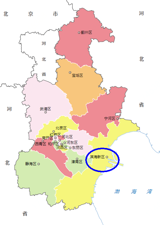 上海市浦东新区,天津市滨海新区的知识:本质上仍然是县级行政区
