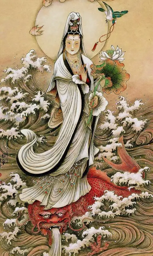 观音送五福图片大全(送女观音图片大全) – 周易天地