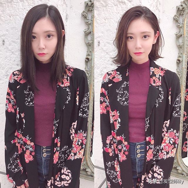 长发剪短，选“锁骨短发”时尚减龄，烫内扣，外翻，微卷，都很美