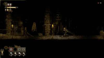 《黑暗献祭》是一款素质优秀的硬派卷轴2D游戏