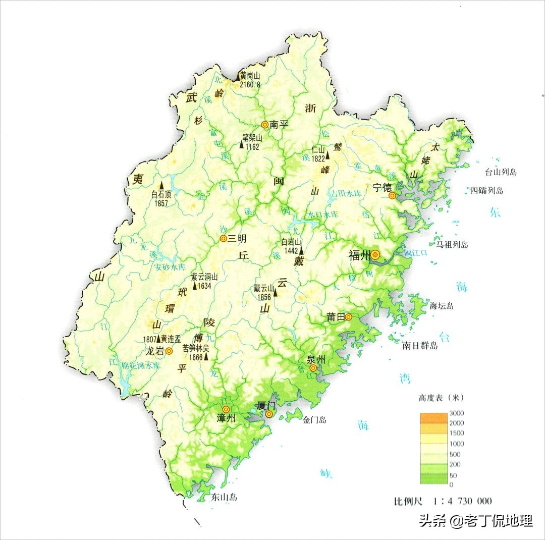 山西河北两省地图（看完就知道这两省的位置在哪）