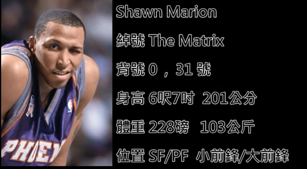 马里昂球衣号码(跑轰"骇客"肖恩.