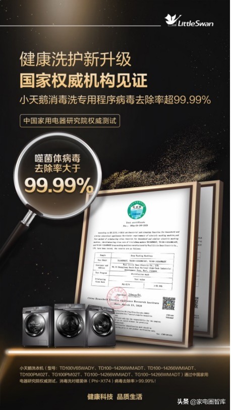 一步到位衣服“消毒洗”！小天鹅让您不负春光旖旎安心出行