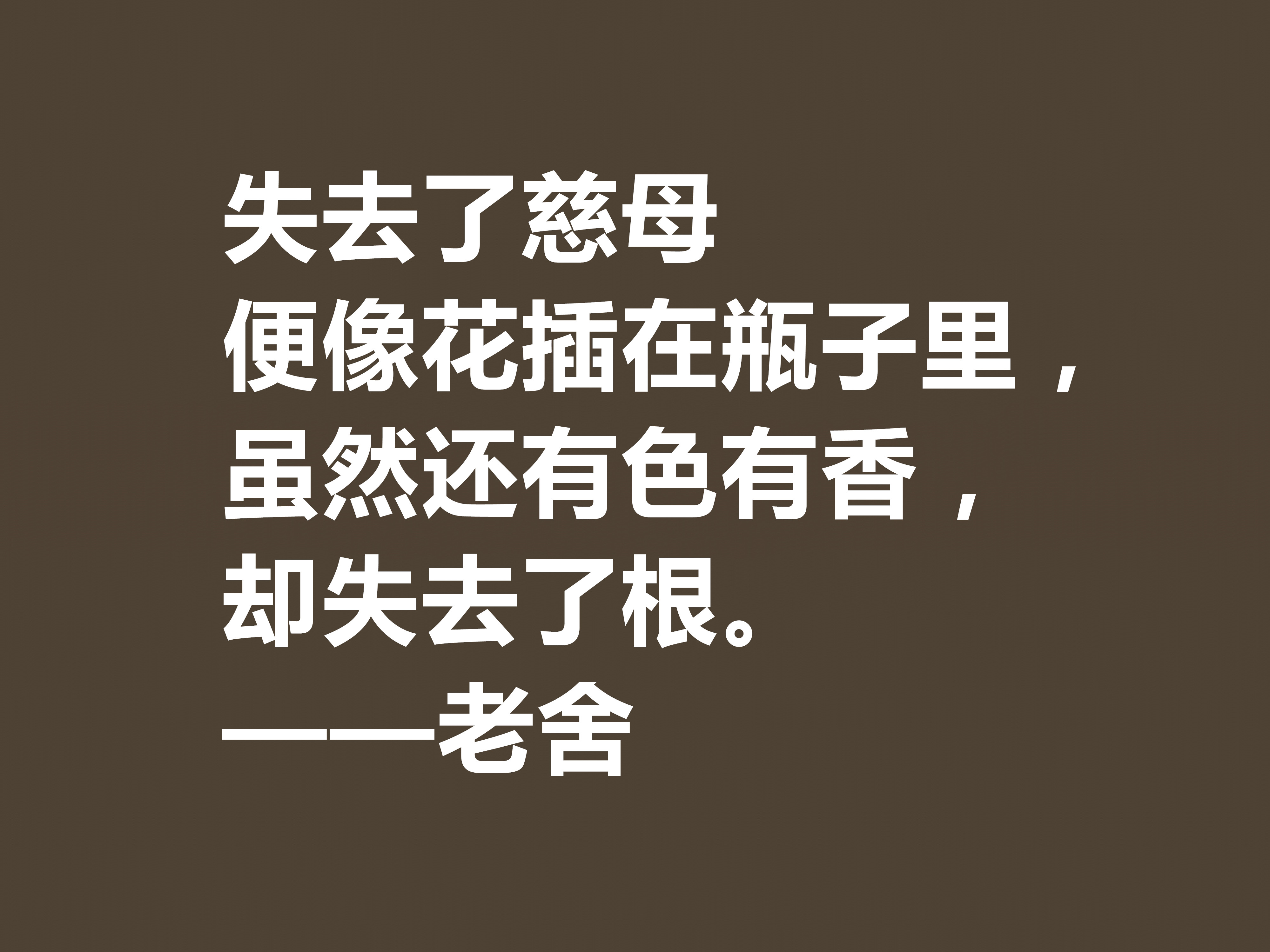 他是人民艺术家，老舍先生十句格言通俗易懂，暗含深厚的文化底蕴