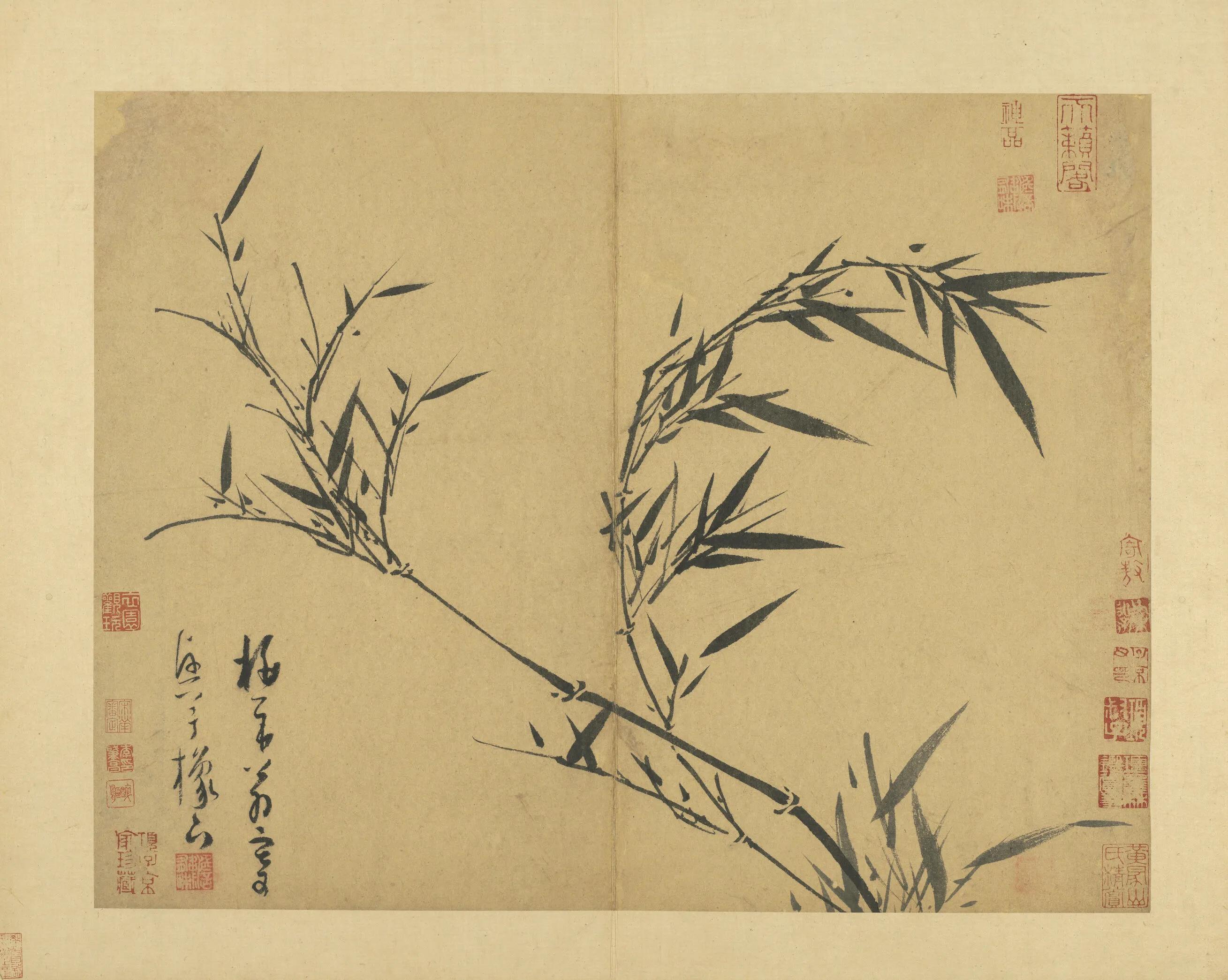 谁才是画竹子历史第一人？唯吴镇是也！简直是天花板的存在