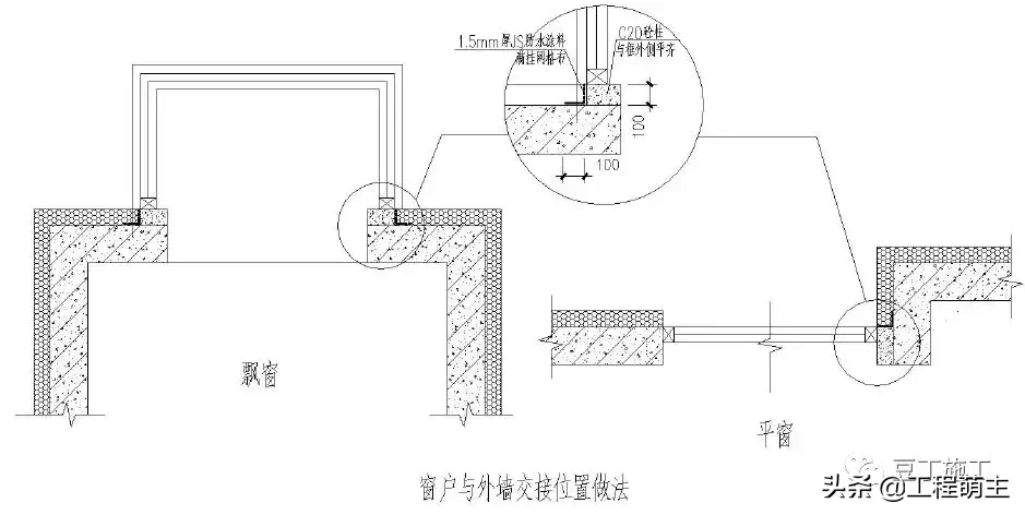 49个建筑防水工程标准化节点做法，渗漏不再是难题！