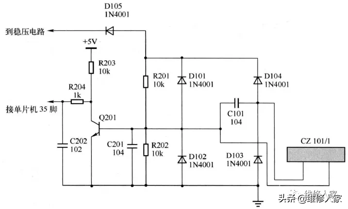 長虹KFR-28變頻空調器室內機控制板電路原理分析