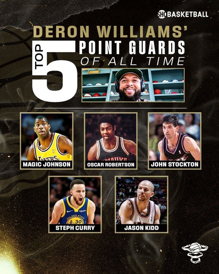 nba哪些球隊以控衛(wèi)為核心（誰才是NBA歷史最佳五大控衛(wèi)？德隆給出答案：保羅無緣，庫里上榜）