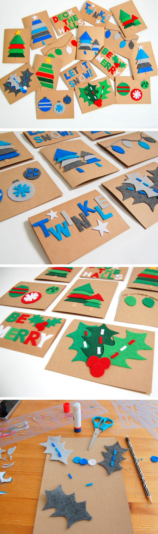生日贺卡图片素圣诞贺卡(10款圣诞节创意贺卡DIY教程，简单又漂亮，10分钟搞定！)