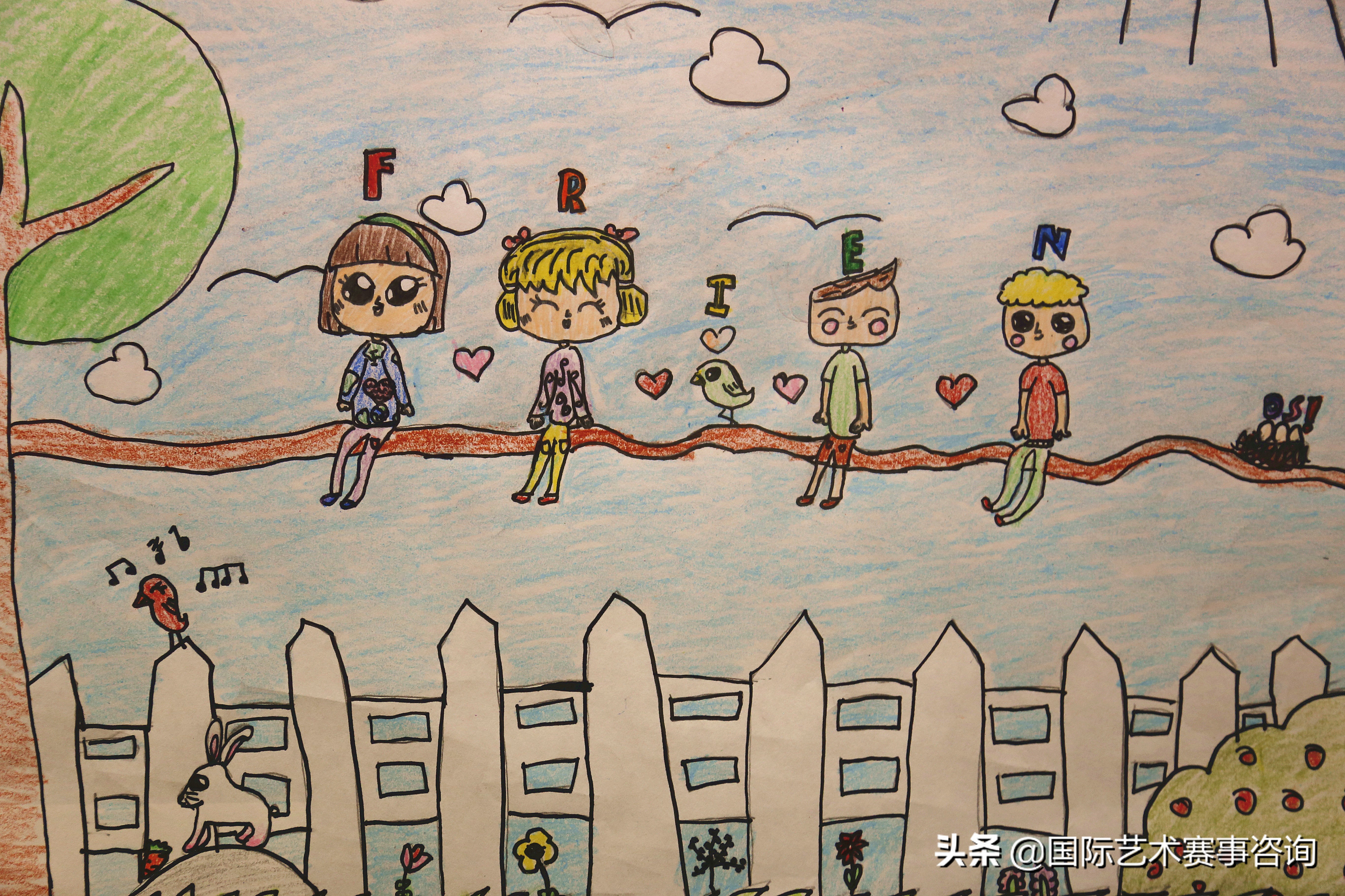 环境世界杯绘画一等奖(世界杯青少年现场绘画大赛环保主题作品展)