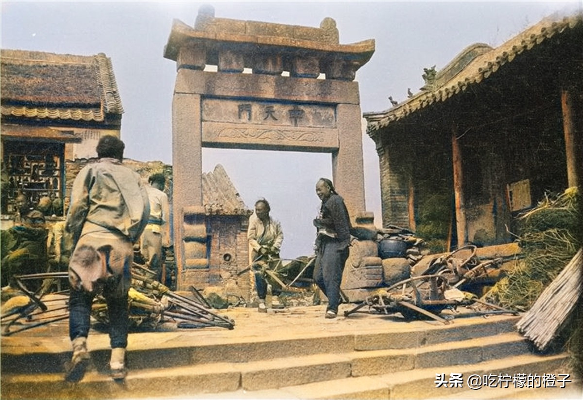 老照片：1919年的山東泰山，外國人鏡頭下100年前雄渾壯麗的岱嶽