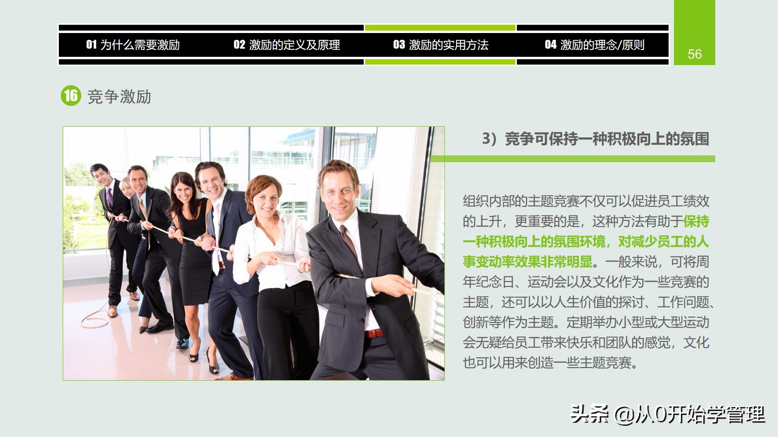 干货分享：用于中高层管理者培训，激励方法集萃