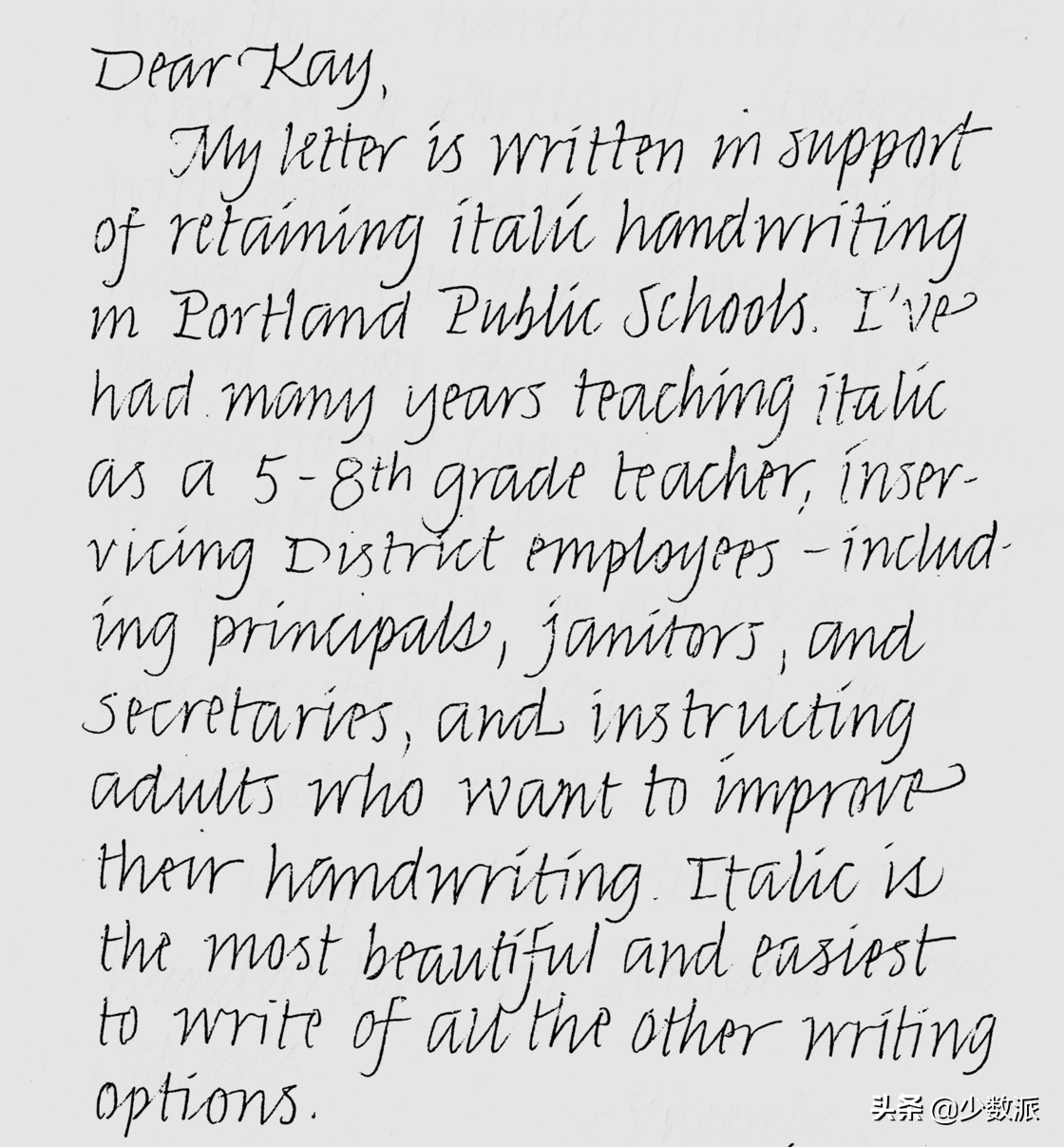 英语也能写「书法」，教你把 ABCD 写出花