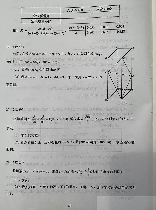 超清！2020年广西高考真题+答案！（文理全科汇总）