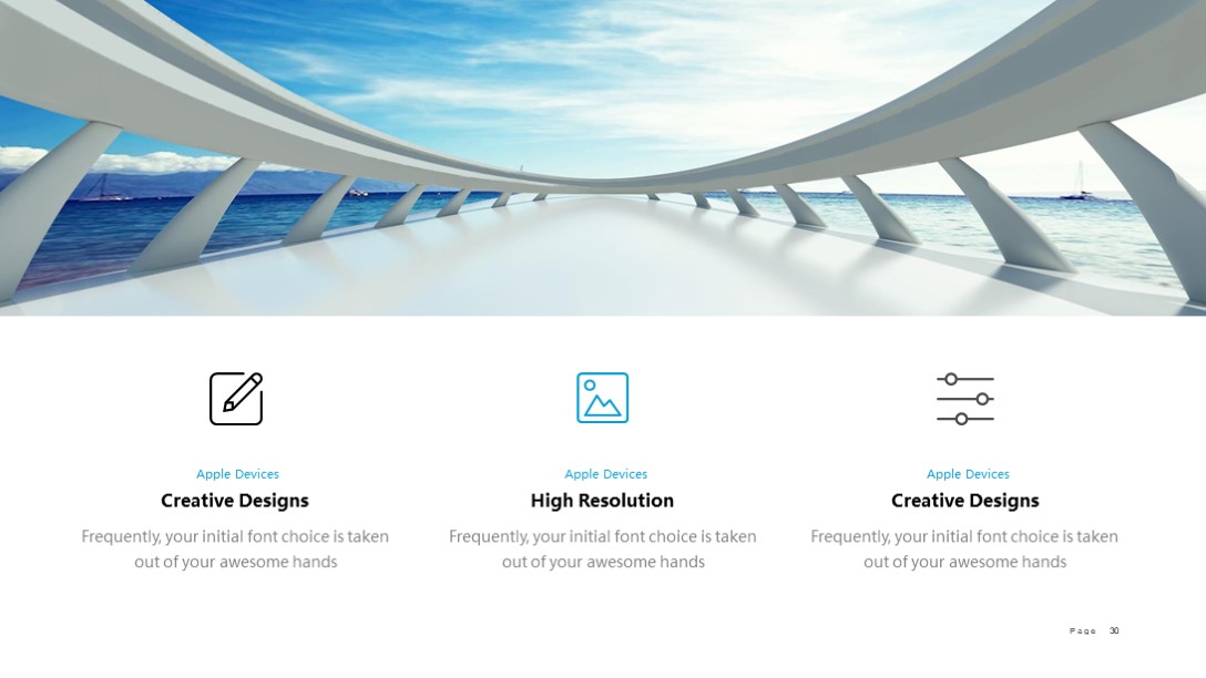 漂亮！第1261期—简约现代风格公司介绍PPT模板