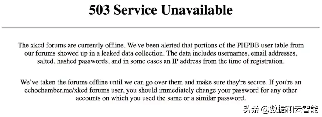 XKCD论坛56万会员数据泄露后关闭，密码安全应如何提升？