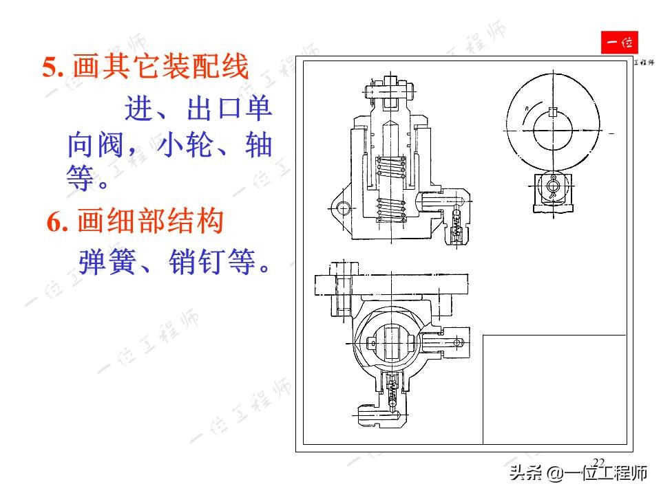 如何将零件从装配图中拆分开，装配图的读图，拆画零件图的要求