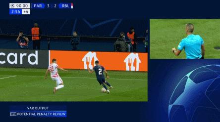 欧冠-梅西双响+勺子点球 姆巴佩破门造点又丢点 巴黎3-2逆转莱比锡
