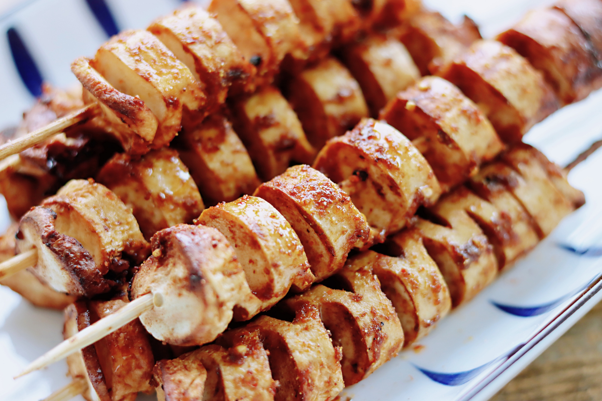 【烤面筋】做法步骤图 入味足 操作简单-起舞食谱网