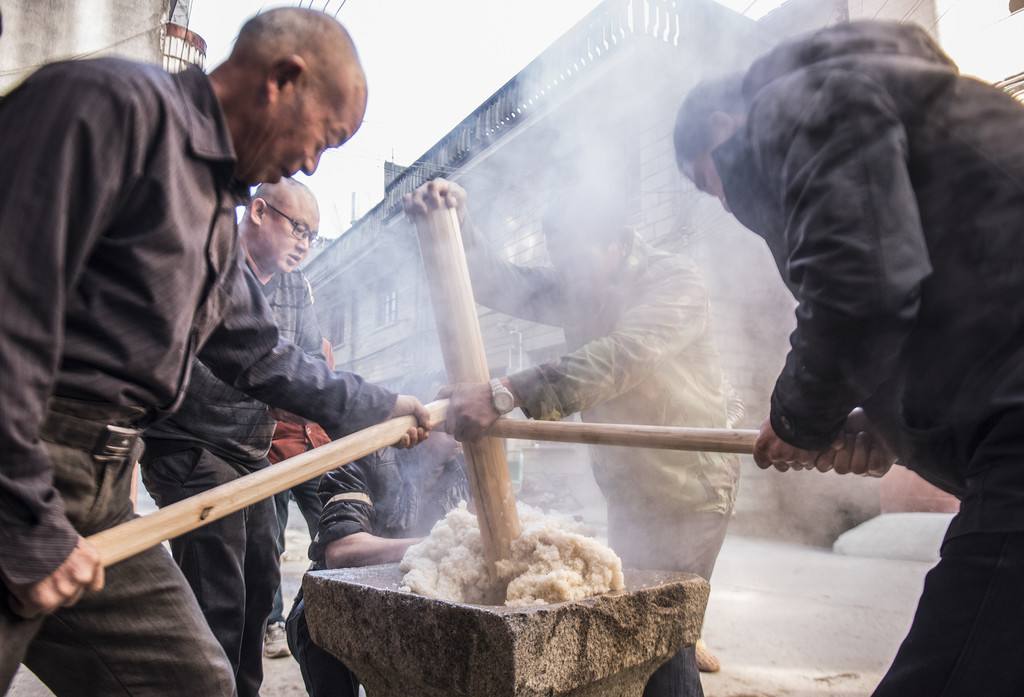 糍粑制作的方法与步骤 糍粑制作的方法