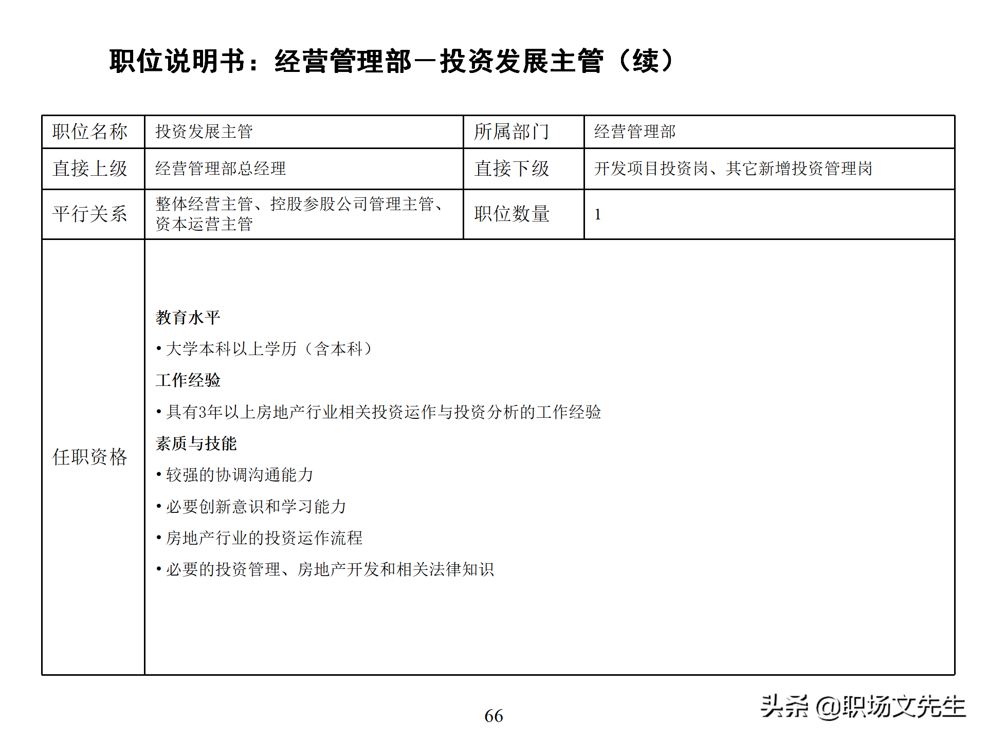 万科集团总监分享：93页房地产公司组织结构、部门职能、岗位职责