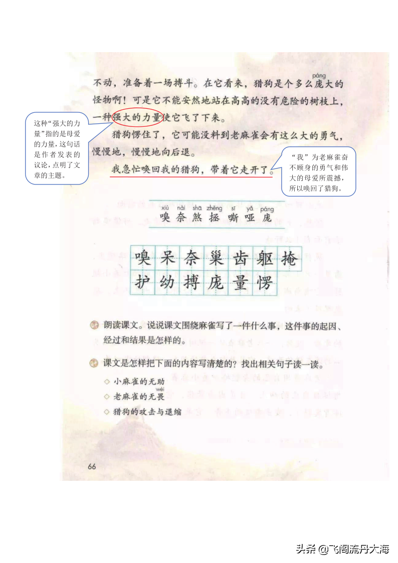 小学四年级上语文17课《爬天都峰》课堂笔记、教案及练习题