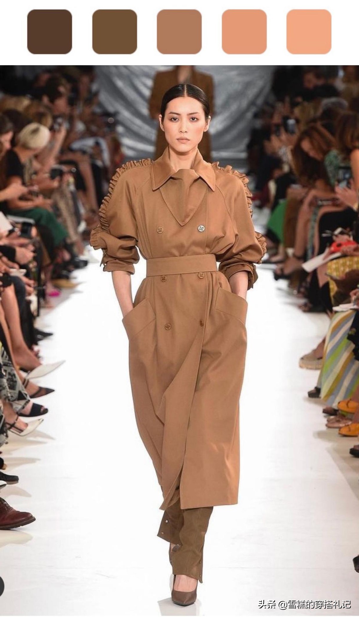 秋天穿"卡其色"有多时髦?高级显贵还百搭,大表姐刘雯都上头