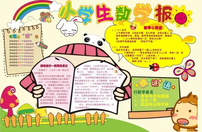 数学手抄报文字内容简单（数学手抄报 文字内容）-第14张图片-科灵网