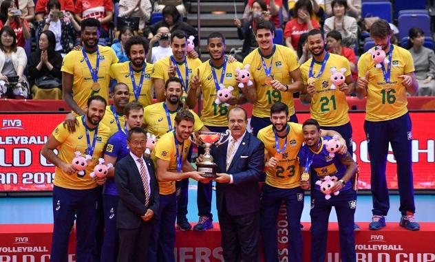 2019男排世界杯目前排名（男排世界杯排名奖项：巴西复刻中国女排全胜夺冠+狂揽3奖 日本第4）
