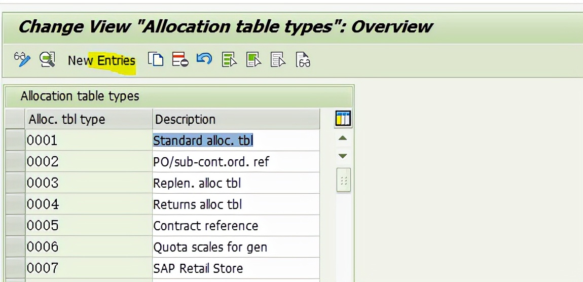 SAP RETAIL 分配表功能的使用