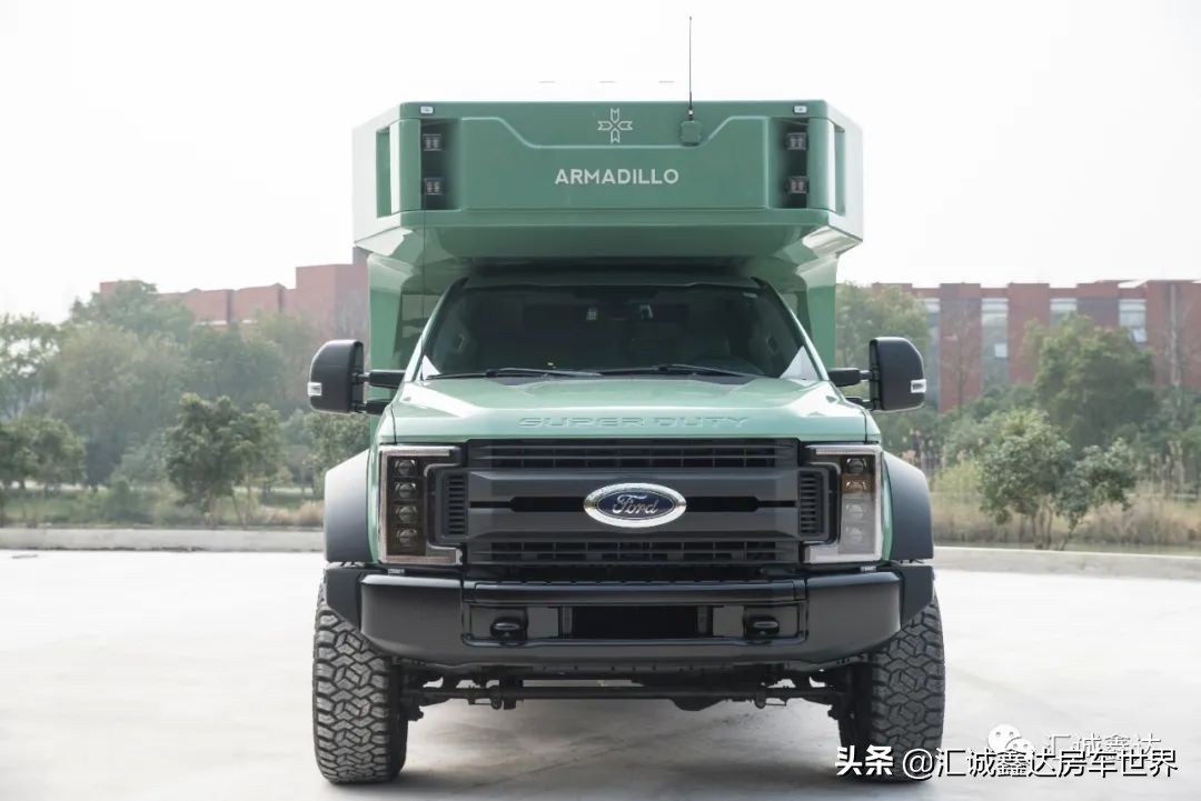 阿莫迪罗皮卡越野房车！7.3LV8发动机，4驱+2把锁！满水电住4人