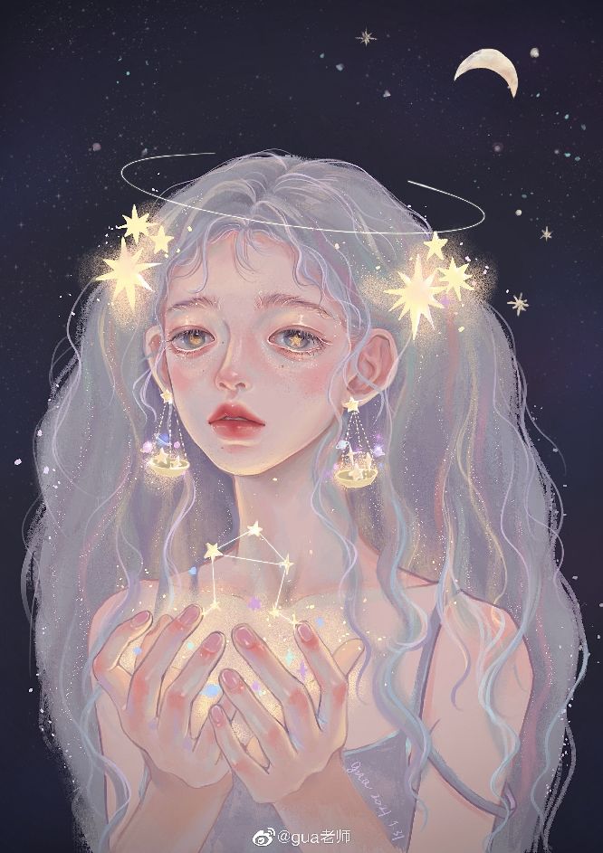 十二星座‖系列头像，美的惊心动魄！快来看看你的星座吧