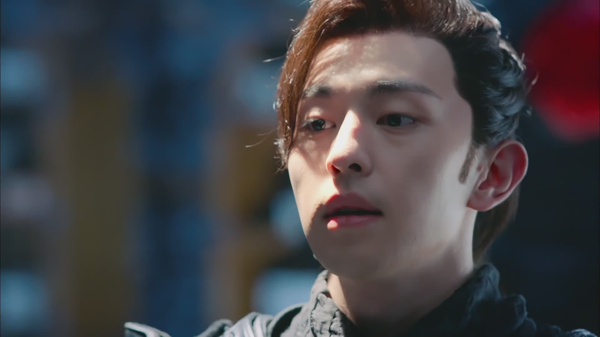 旭凤魔尊大装:魔尊正装,黑色深v,黑色透视装,黑色乌鸦毛斗篷