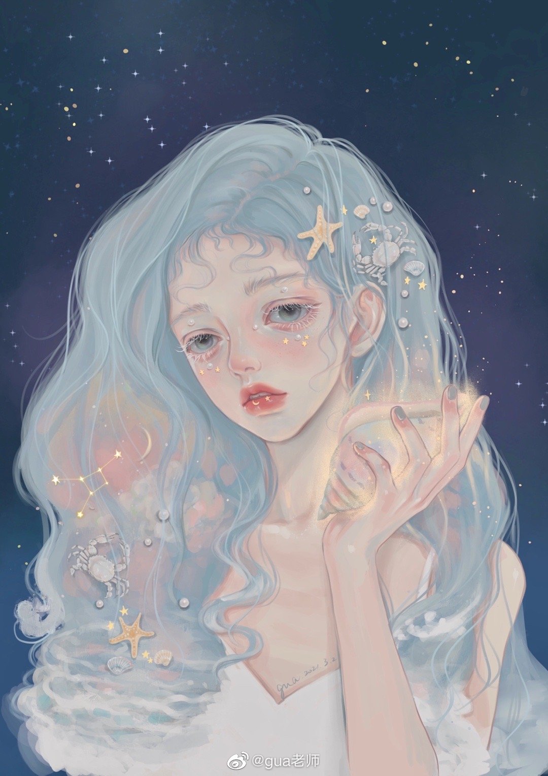 十二星座‖系列头像，美的惊心动魄！快来看看你的星座吧